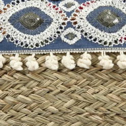 SAC DE PLAGE EN PAILLE 49X30CM