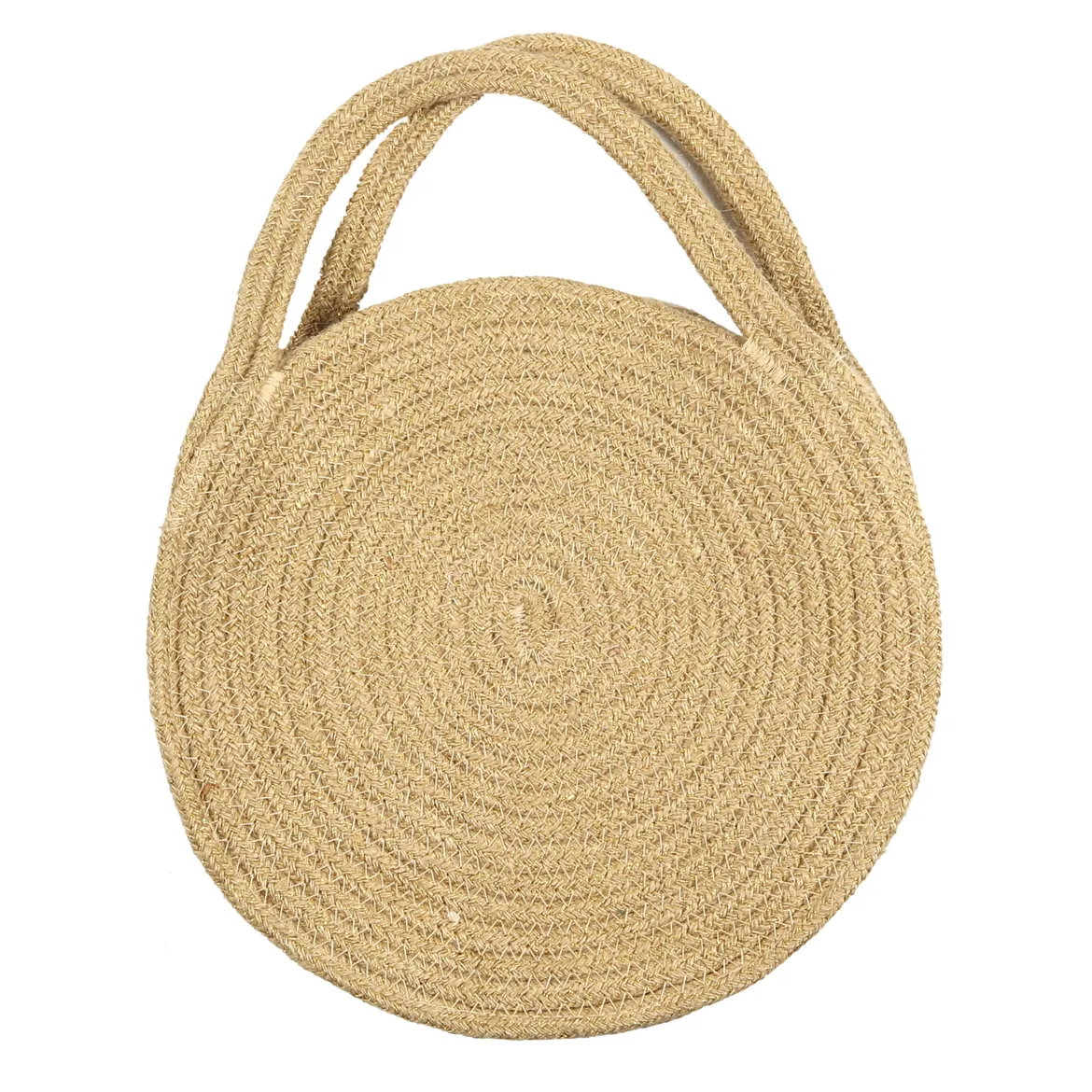 SAC EN JUTE ROND D28CM