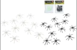 SACHET DE 40 ARAIGNEES 1XNOIR 1XPHOSPHORESCENT