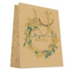 SAC KDO KRAFT DORE A CHAUD OR PF 18X23CM SUR CRAVATTE
