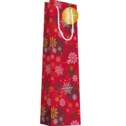 SAC PREMIUM NOEL BOUTEILLE 220G DORURE 11X39CM