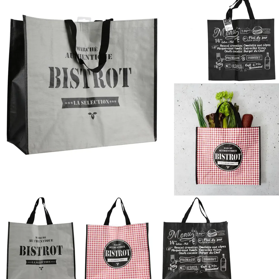 SAC SHOPPING BISTROT 40X45X20CM