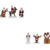 SANTON VILLAGE DE NOEL PERE NOEL X3 PIECES