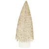 SAPIN BLANC OR 8 LEDS H.20CM