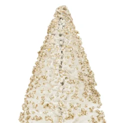 SAPIN BLANC OR 8 LEDS H.20CM