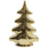 SAPIN CERAMIQUE LED DORE A POSER H.21CM