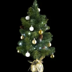 SAPIN COPPER AVEC ACCESSOIRES 20LED H.50CM