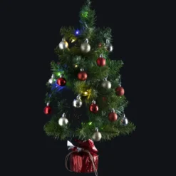 SAPIN COPPER AVEC ACCESSOIRES 20LED H.50CM