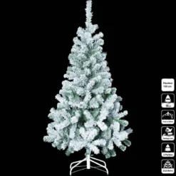 SAPIN FLOQUE H.150CM