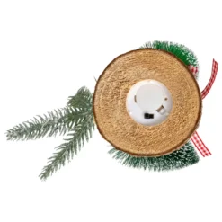 SAPIN LUMINEUX PERE NOEL 10LED H.22CM