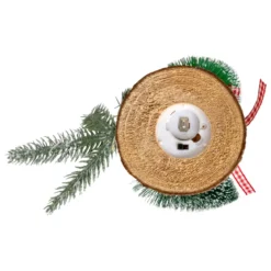 SAPIN LUMINEUX PERE NOEL 10LED H.22CM