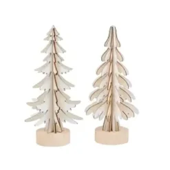 SAPIN NOEL EN BOIS A POSER H.20.5CM