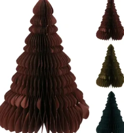 SAPIN NOEL PAPIER ORIGAMI H.40CM