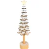 SAPIN NOEL ROTATIF BOIS 10X37CM