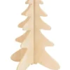 SAPINS BOIS A ASSEMBLER 12X15CM X2 PIECES