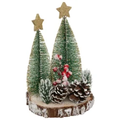 SAPIN TABLE COMPOSITION RONDIN 21CM
