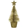 SAPIN TABLE PAILLETTE 14CM OR