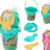 SEAU DE PLAGE GARNI 11CM