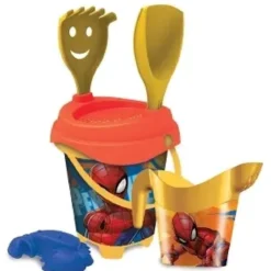 SEAU GARNI SPIDER MAN D.17CM