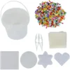 SEAU 5000 PERLES A REPASSER AVEC ACCESSOIRES COLORIS GIRLY