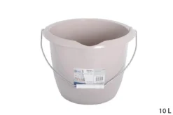 SEAU PLASTIQUE 10L GREGE