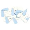 SEMIS DE TABLE BIBERON BEBE EN BOIS X28 PIECES BLEU