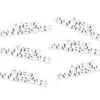 SEMIS TABLE JOYEUX ANNIVERSAIRE BOIS PEINT X6 PIECES BLANC