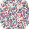 SEQUINS RONDS MULTICOLORES PASTEL 0.6CM X100G