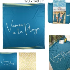 SERVIETTE PLAGE DOUBLE POP 170X140CM