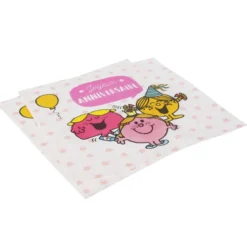 SERVIETTES ANNIVERSAIRE MR MME X20
