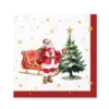 SERVIETTE TRADITIONNEL SANTA 33X33CM X20 PIECES