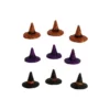 SET 3 MINI CHAPEAUX DE SORCIERE 3X2.5X3CM