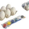 SET 6 OEUFS A PEINDRE PEINTURE ET 2 PINCEAUX