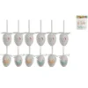 SET 6 OEUFS DECO BLANC POUSSIN