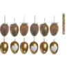 SET 6 OEUFS DECO DORE