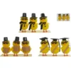 SET 3 POUSSINS A LUNETTES