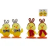 SET 2 POUSSINS DEGUISES EN LAPIN