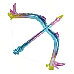SET AILE ARC ET FLECHE FOIL BLEU JAUNE ROSE