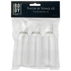 SET 3 ACCESSOIRES FLACON VOYAGE