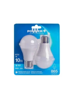 SET 2 AMP.LED E27 10W 60W A60 LIC