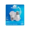 SET 2 AMP.LED E27 5W 40W G45 LIC