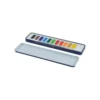 SET 12 AQUARELLES 1 PINCEAU ET PALETTE COMPARTIMENTEE