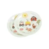 SET 6 ASSIETTES CARTON D.18.5CM ANIMAUX LA FERME