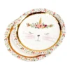 SET 6 ASSIETTES CARTON D.23CM BOHO CHAT