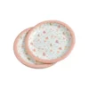 SET 6 ASSIETTES CARTON D.18.5CM PRINCESSE NATURE