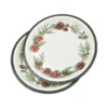 SET 6 ASSIETTES IMPRIMEES NOEL DECOR CADEAUX D.23CM