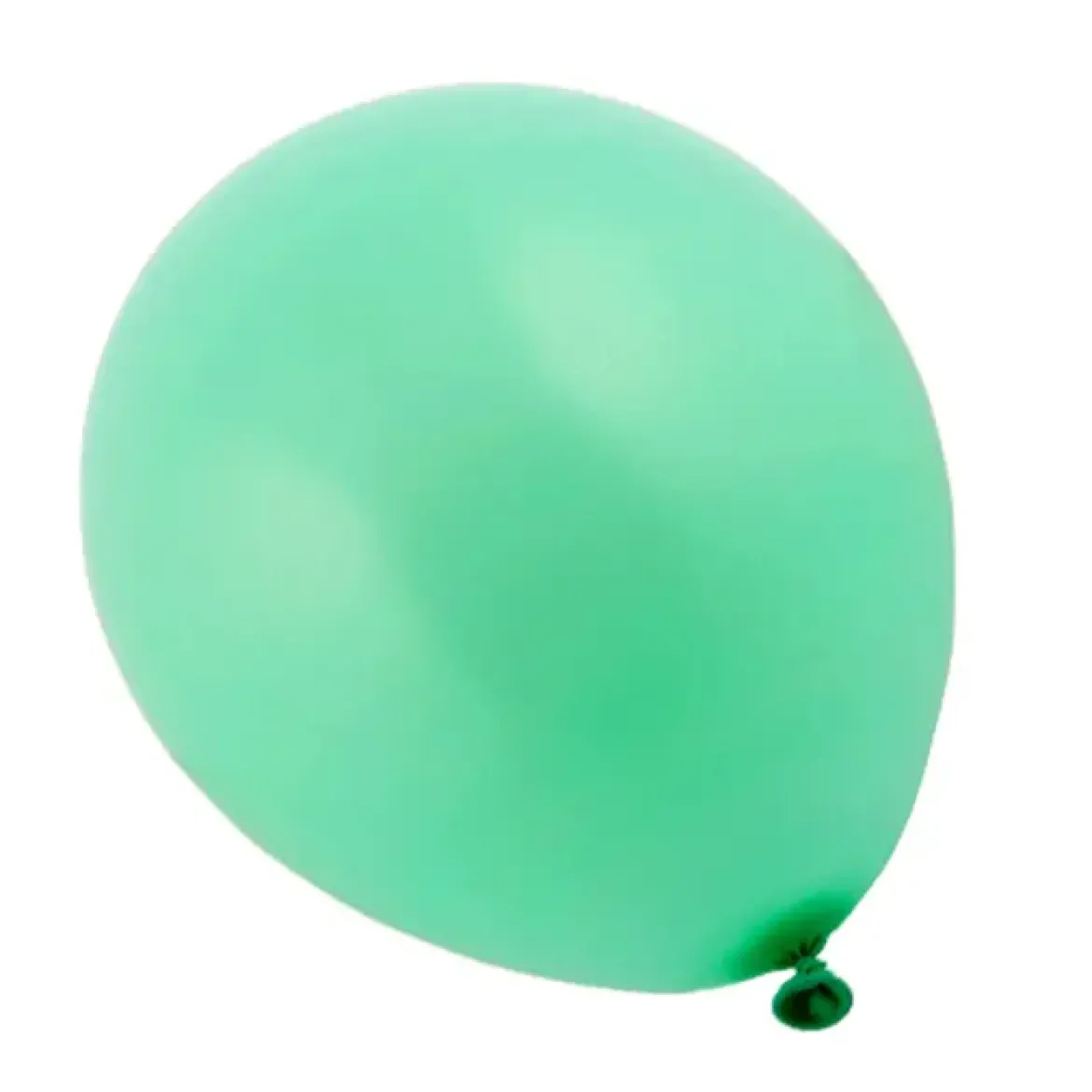 SET 10 BALLONS LATEX NATUREL D.30CM VERT CLAIR
