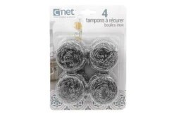 SET 4 BOULES INOX