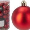 SET 60 BOULES NOEL ROUGE