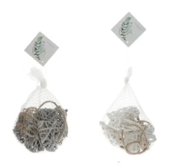 SET 5 COEURS ROTIN 5CM